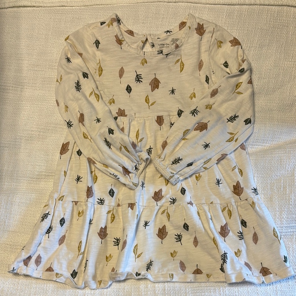 LC Lauren Conrad Cream and Brown Lightweight Blouse